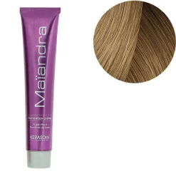 Kerasoin Professionnel Coloration permanente Maïandra 8.31 blond clair doré cendré New