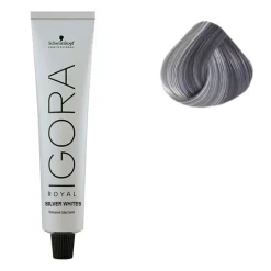Schwarzkopf Professional Coloration pour cheveux blancs et gris Igora Royal Silver White gris lilas Hot