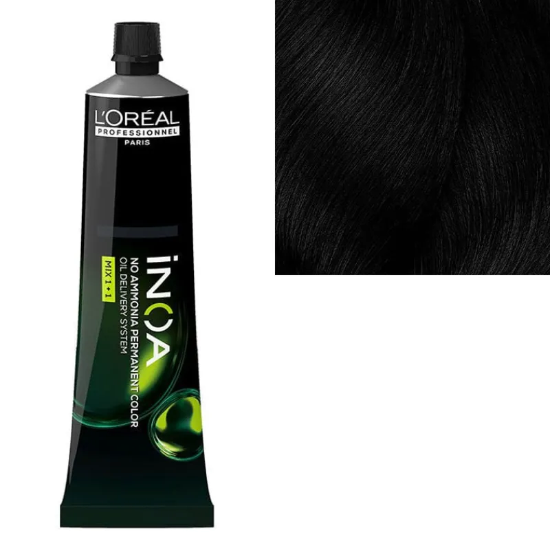 L’Oréal Professionnel Paris Coloration sans ammoniaque Inoa 1 noir fondamentale