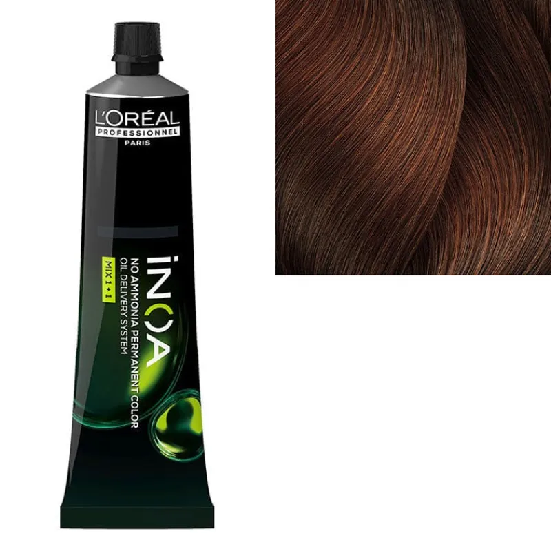 L’Oréal Professionnel Paris Coloration sans ammoniaque Inoa 5.4 châtain clair cuivré Clearance
