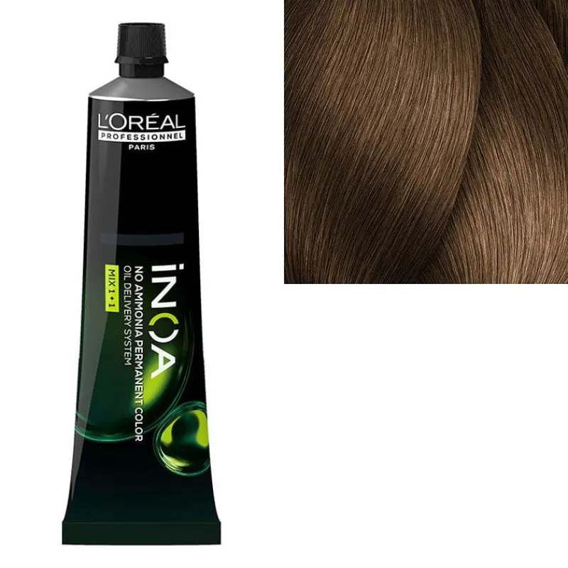 L’Oréal Professionnel Paris Coloration sans ammoniaque Inoa 7.8 blond mocca Best