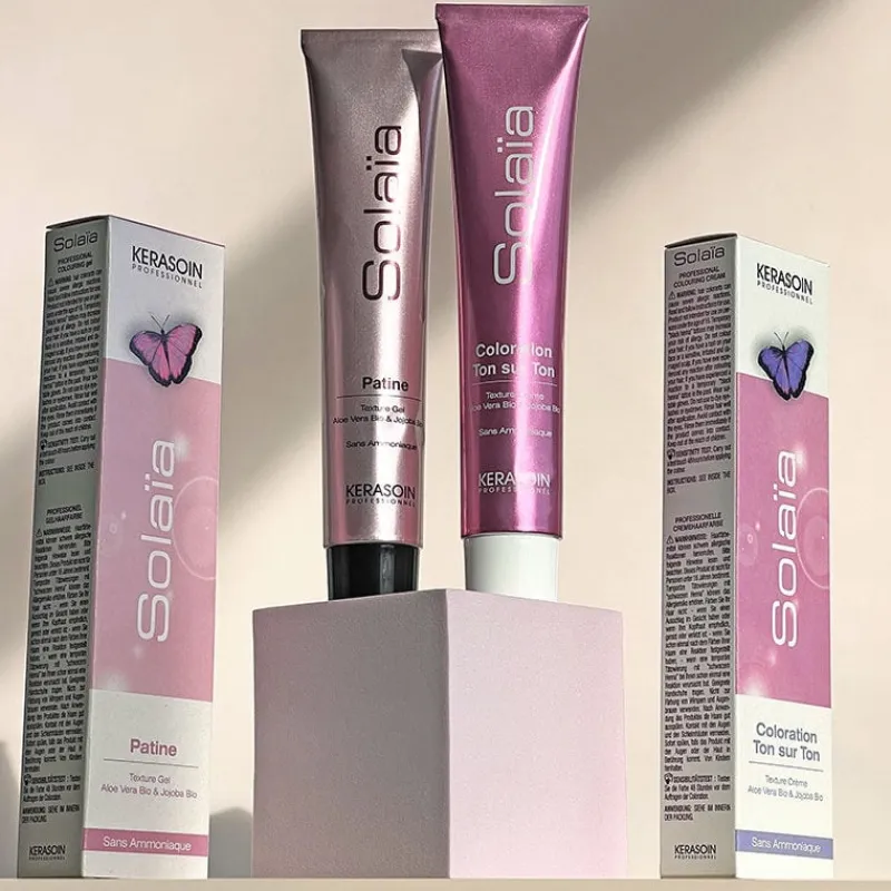 Kerasoin Professionnel Coloration ton sur ton Solaïa 4.0 châtain New
