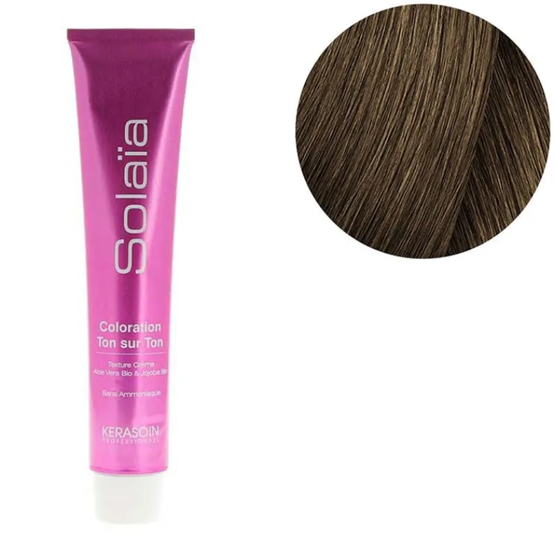 Kerasoin Professionnel Coloration ton sur ton Solaïa 7.0 blond