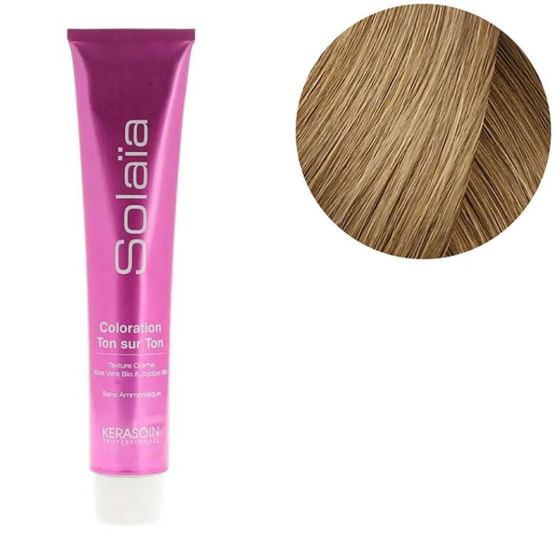 Kerasoin Professionnel Coloration ton sur ton Solaïa 9.0 blond très clair Discount