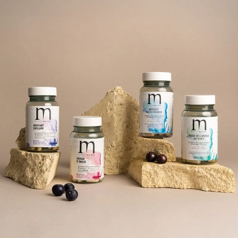 Patrice Mulato Complément alimentaire complexe spiruline cheveux secs cure 3 mois Hot