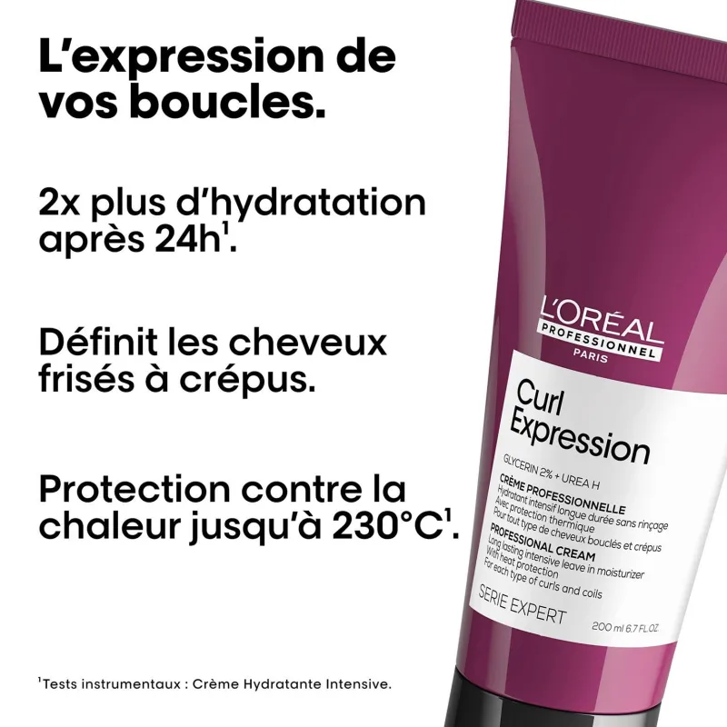 L’Oréal Professionnel Paris Crème hydratante sans rinçage pour cheveux bouclés Curl Expression Discount