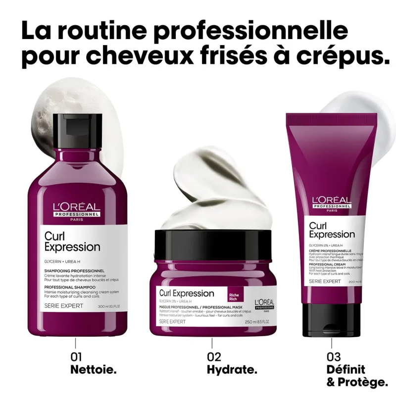 L’Oréal Professionnel Paris Crème hydratante sans rinçage pour cheveux bouclés Curl Expression Discount