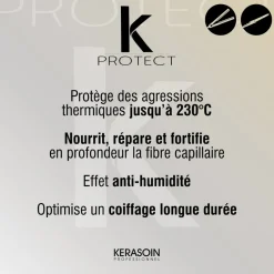 Kerasoin Professionnel Crème thermo-protectrice à la kératine K Protect Discount
