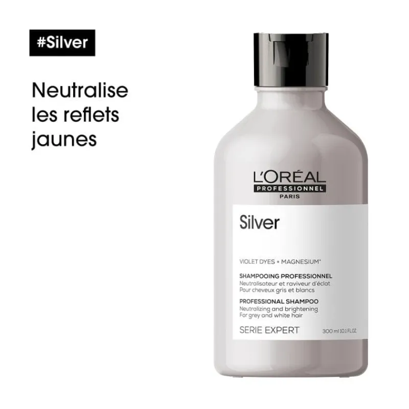 L’Oréal Professionnel Paris Duo recharge déjaunissant Silver + shampooing 500ml Best
