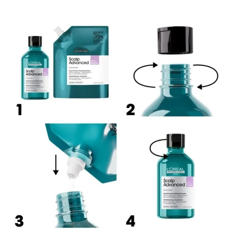 L’Oréal Professionnel Paris Duo recharge Scalp Advanced + shampooing 500ml Sale