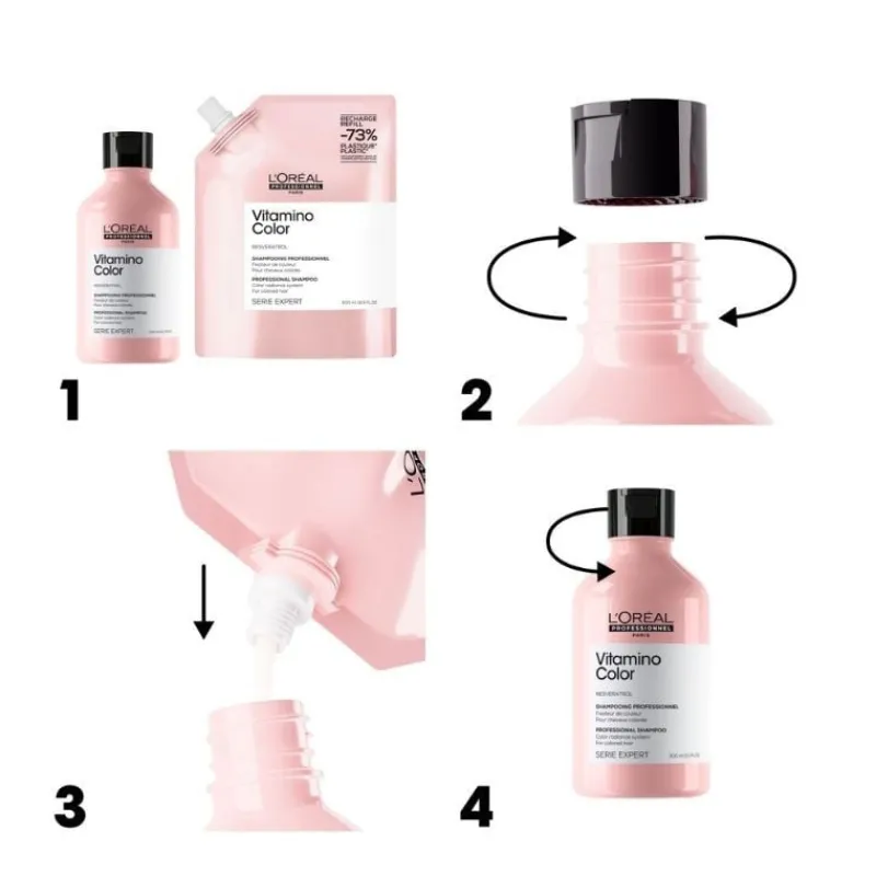 L’Oréal Professionnel Paris Duo recharge Vitamino Color + shampooing 500ml New