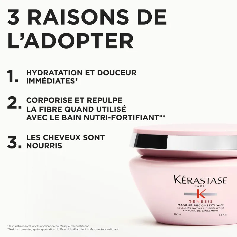 Kérastase Duo réparation cheveux fragilisés Genesis Clearance