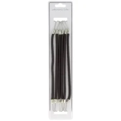La Boutique du Coiffeur Elastiques à crochet x 6 noirs Online