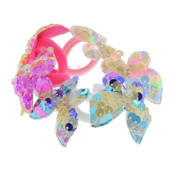 La Boutique du Coiffeur Elastiques mousse motifs sequins papillon Sale