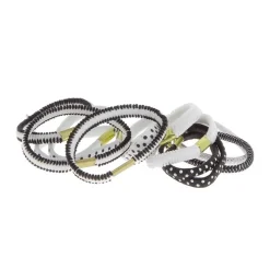 La Boutique du Coiffeur Elastiques métal à motifs X 12 Best