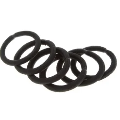 La Boutique du Coiffeur Elastiques sans metal X 6 noir Sale