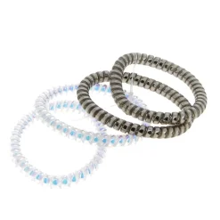 La Boutique du Coiffeur Elastiques scoubidou fins gris et opalescent Online