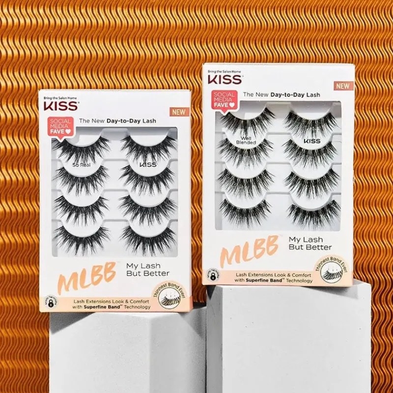 Kiss Faux cils My Lash But Better 4 paires