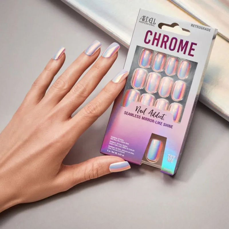 Ardell Faux ongle effet chrome retrograde Outlet