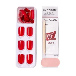 Kiss Faux ongles impress color reddy or not New