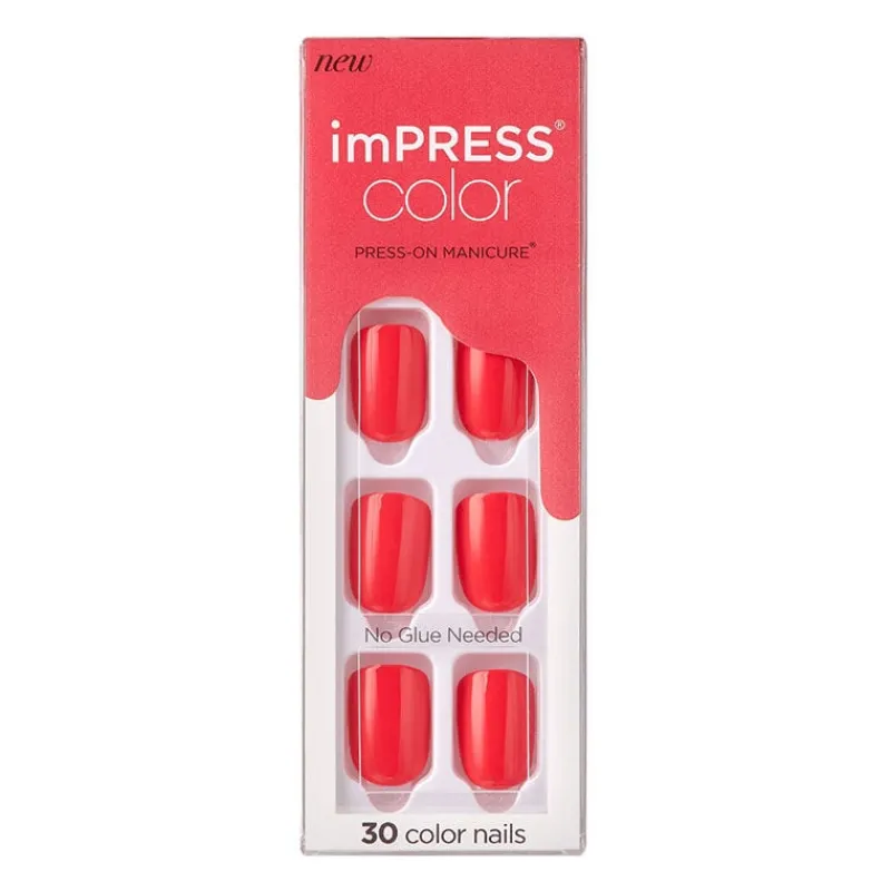 Kiss Faux ongles impress color corally crazy Clearance