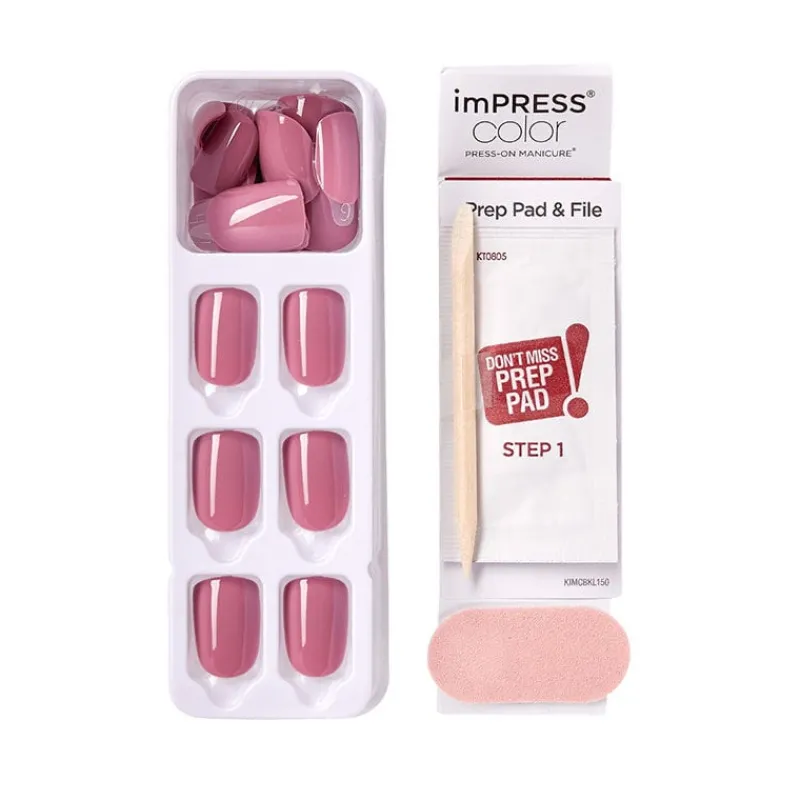 Kiss Faux ongles impress color petal pink Online