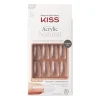 Kiss Faux ongles Long Lenght Acrylic Natural Outlet