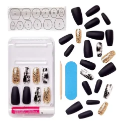 Kiss Faux ongles Voguish Fantasy fantasy tie dye taille long Sale