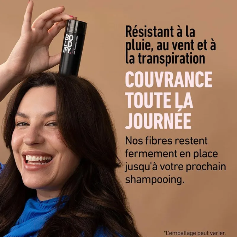 Boldify Fibres densifiantes pour cheveux châtain foncé Best