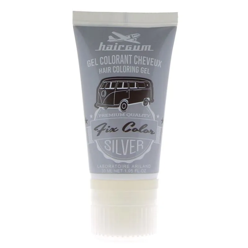Hairgum Gel coloré Fix Color Argent
