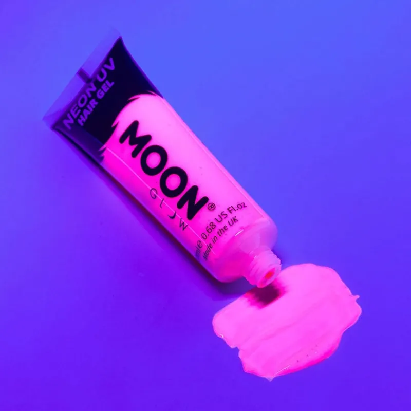 Moon Creations Gel coloré néon Moon Glow rose vif Hot