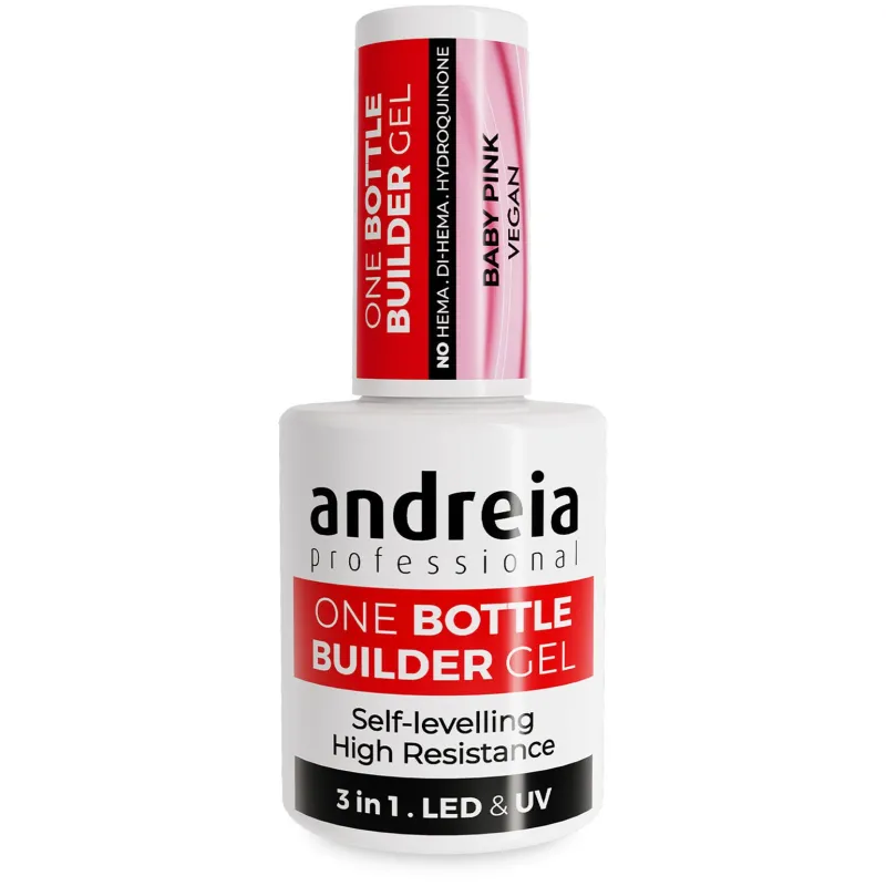Andreia Professional Gel de construction 3 en 1 One bottle builder gel baby pink Hot