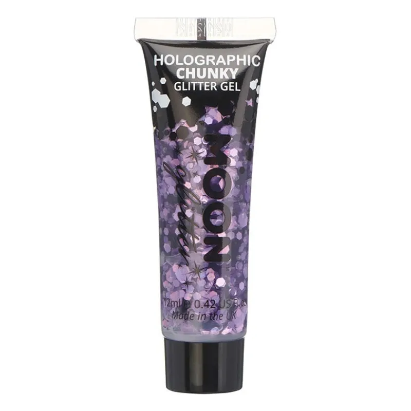 Moon Creations Gel holographique à grosses paillettes Moon Glitter violet Online