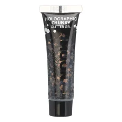 Moon Creations Gel holographique à grosses paillettes Moon Glitter noir Best