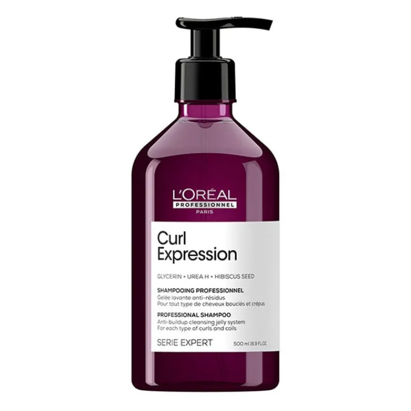 L’Oréal Professionnel Paris Gelée lavante anti-résidus pour cheveux bouclés ou crépus Curl Expression 500ml Hot