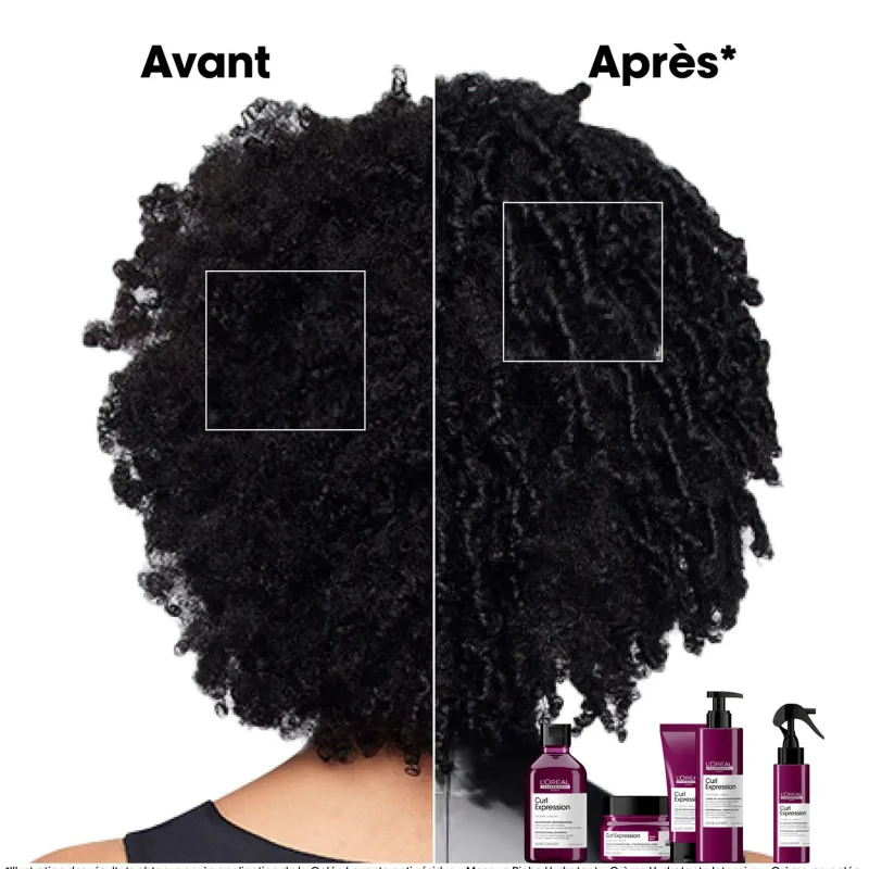 L’Oréal Professionnel Paris Gelée lavante anti-résidus pour cheveux bouclés ou crépus Curl Expression 500ml Hot
