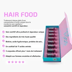 Uniikon Hair food coffret 8 ampoules magiques Outlet