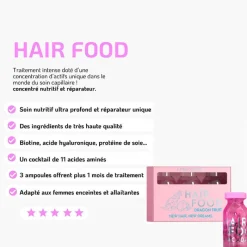 Uniikon Hair food coffret 3 ampoules magiques New