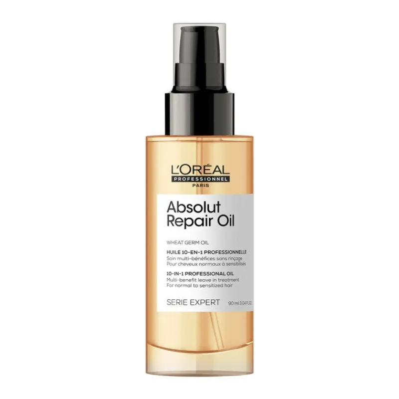 L’Oréal Professionnel Paris Huile 10 en 1 pour cheveux normaux à sensibilisés Absolut Repair 90 ml Discount