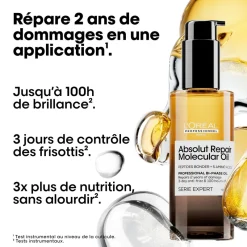 L’Oréal Professionnel Paris Huile bi-phase Absolut Repair Molecular 90 ml Outlet