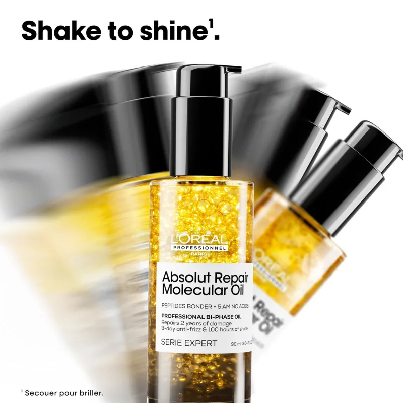 L’Oréal Professionnel Paris Huile bi-phase Absolut Repair Molecular 90 ml Outlet