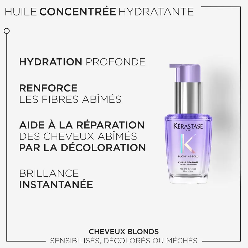 Kérastase Huile Cicagloss Blond Absolu 30 ml Discount