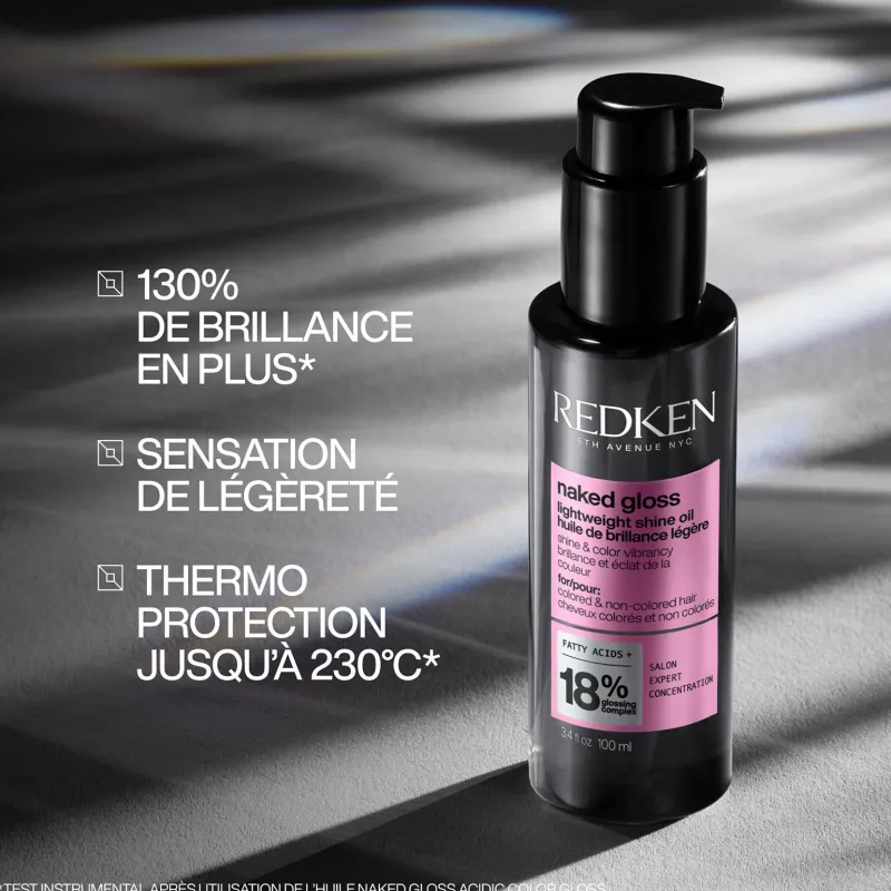 Redken Huile de brillance légère Naked Gloss Outlet