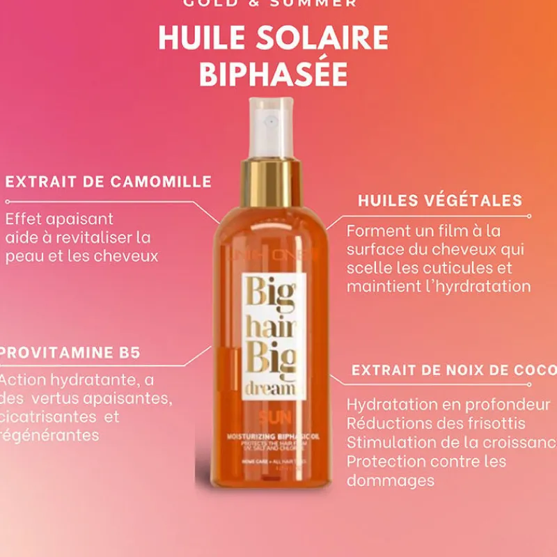Uniikon Huile solaire biphasée Gold & Summer Discount