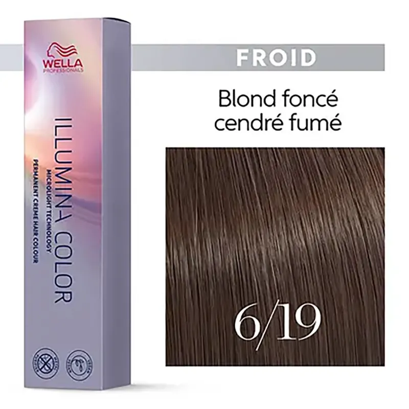 Wella Professionals Illumina color 6/19 blond foncé cendré fumé Sale