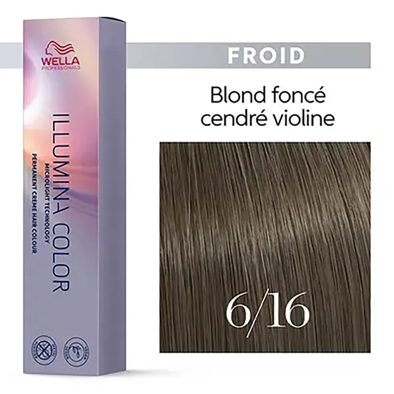Wella Professionals Illumina color 6/16 blond foncé cendré violet