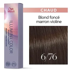 Wella Professionals Illumina color 6/76 blond foncé marron violine Hot