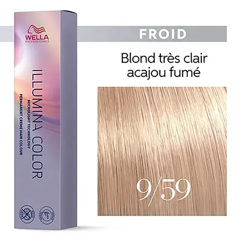 Wella Professionals Illumina color 9/59 blond très clair acajou fumé Discount