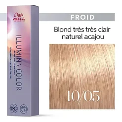 Wella Professionals Illumina color 10/05 blond très très clair naturel acajou
