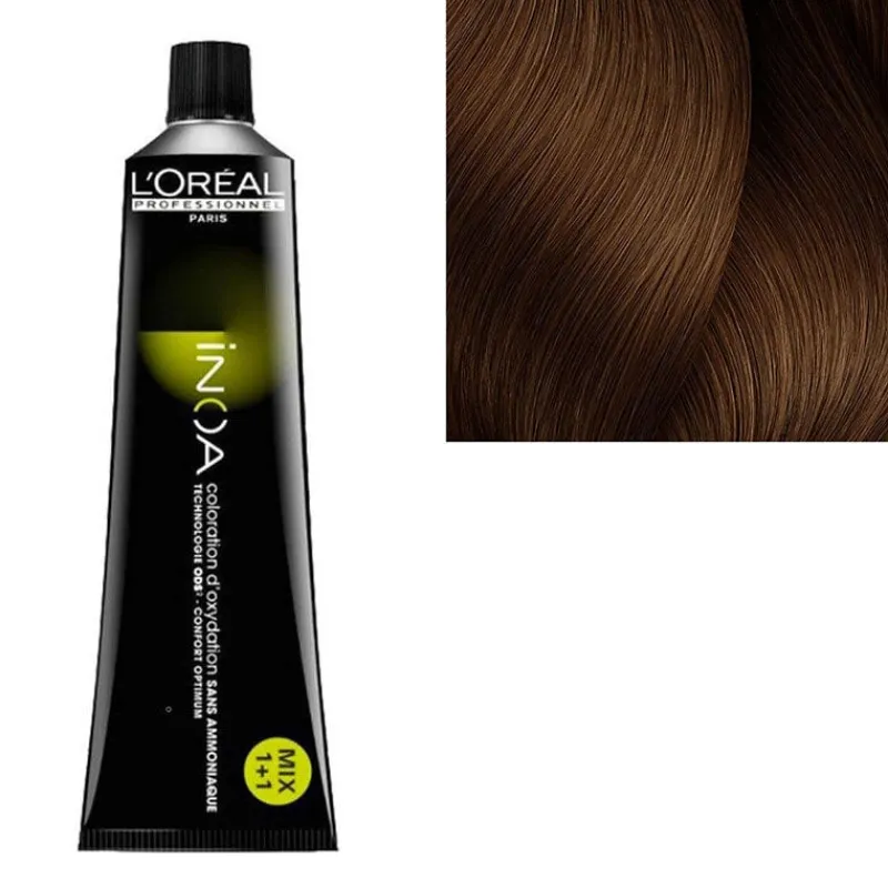 L’Oréal Professionnel Paris Inoa Coloration sans ammoniaque 6.24 marron nacré